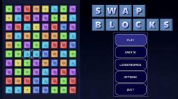 Swap Blocks Title Screen